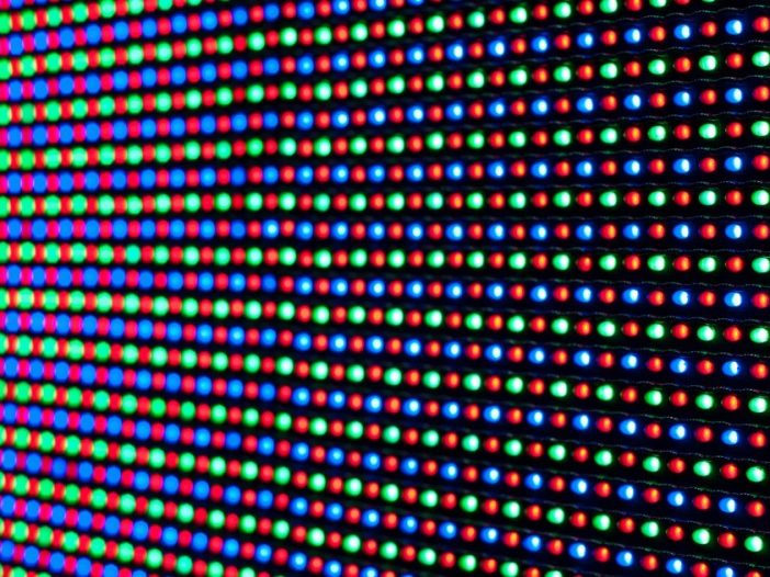 Panel de una pantalla LED